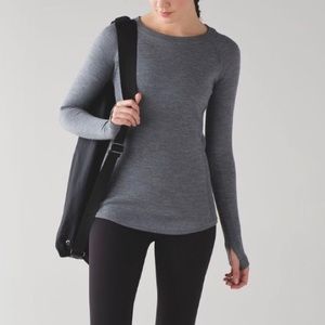 Lululemon Sit In Lotus Sweater Grey